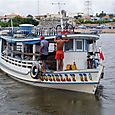 Bateau typique de l'Amazonie